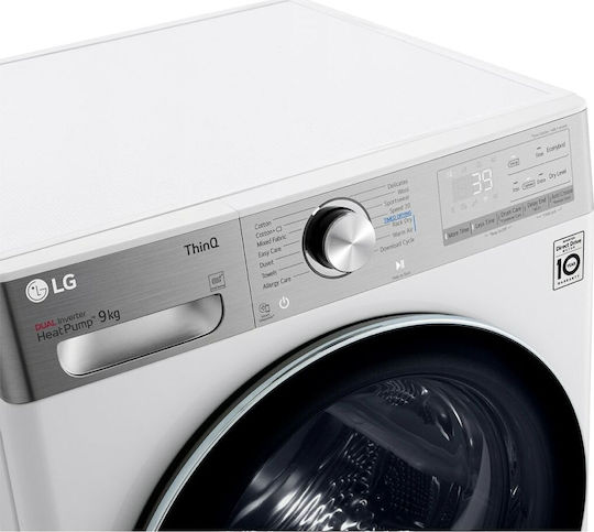 LG RH90V9AV2QR Uscător de rufe 9kg cu pompă de căldură