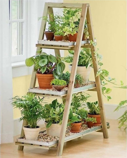 Ladder Wooden with 2x8 Steps 150cm