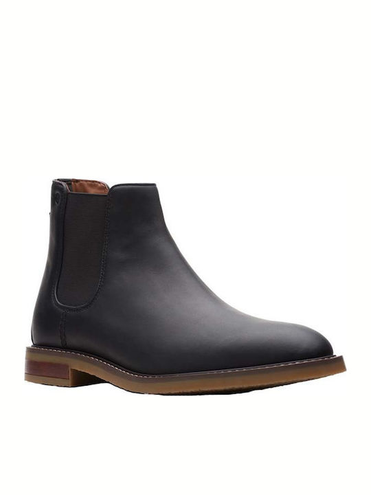Clarks Jaxen Cizme Chelsea Ghete Bărbați Negre Clarks Jaxen Cizme Chelsea Ghete Bărbați Negre