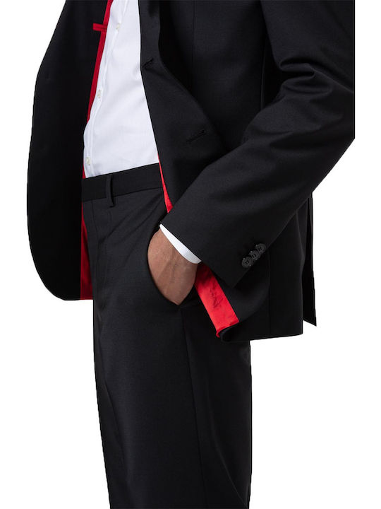 Arti/hesten212x Men's Winter Suit Slim Fit Black