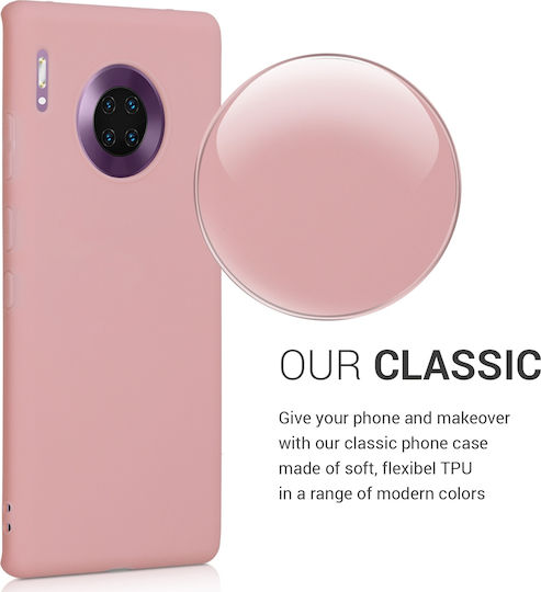 KWmobile Matte Back Cover Σιλικόνης Ροζ Χρυσό (Huawei Mate 30 Pro)