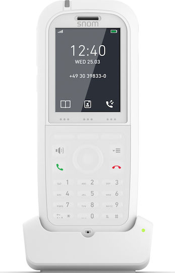 Snom DECT Handset M90 Ασύρματο Τηλέφωνο IP Λευκό