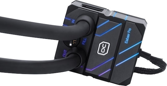 Alphacool Eisbaer Pro Aurora 360 Water Cooling System AIO CPU with 3 Fans 120mm and RGB Lighting
