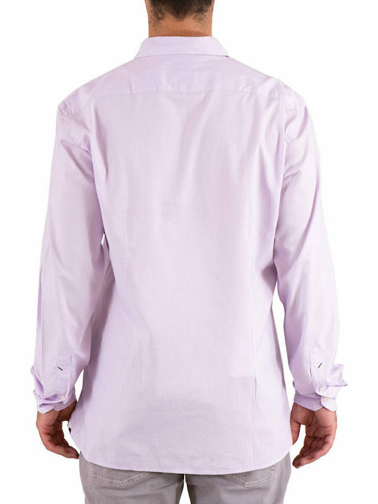 U.S. Polo Assn. Nestori Men's Shirt Long Sleeve Cotton Pink