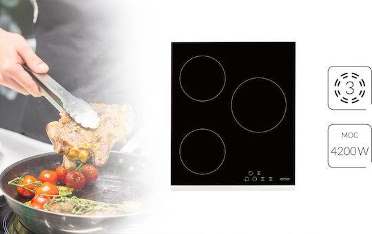 MPM Ceramic Cooktop Autonomous with Child Lock Function 43.7x51.7εκ.