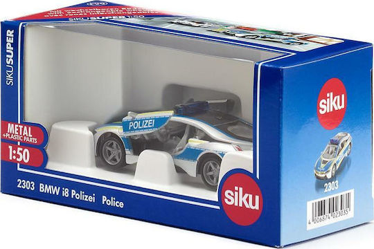 Siku BMW i8 Количка 1:50 Полицейска кола за 3+ Години