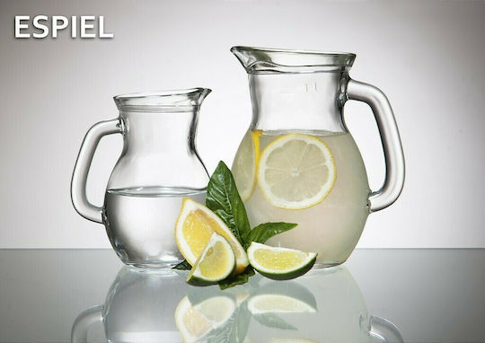 Espiel Jug Glass Ben 1000ml 6pcs