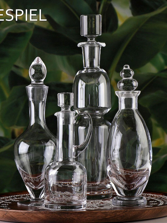 Espiel Classic Sticlă Carafă de Servire Lichior Transparentă 800ml 2buc