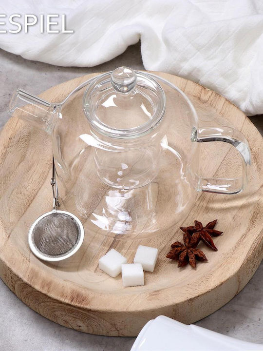 Espiel Τσαγιέρα με Φίλτρο Γυάλινη Διάφανη 725ml