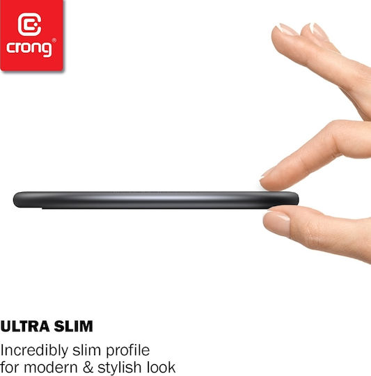 Crong Wireless Charger (Qi Pad) 15W Blacks (PS15W)