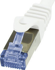 LogiLink S/FTP Cat.7 Ethernet Network Cable 0.5m White 7pcs