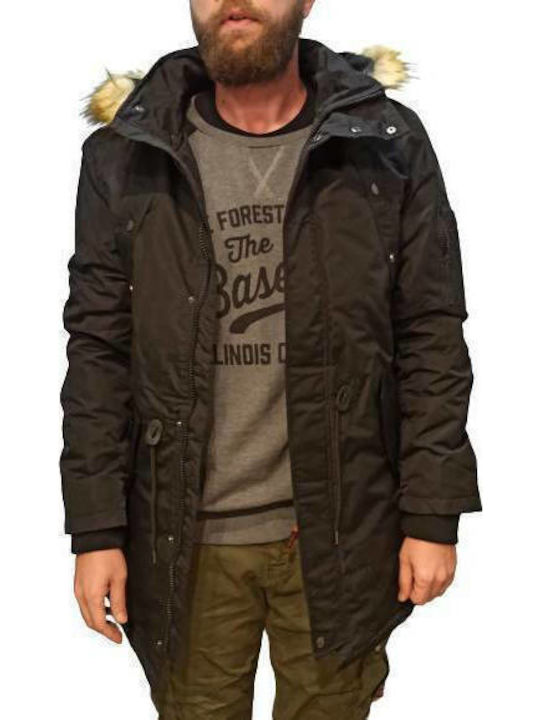 G628 Winter Jacket Parka Black