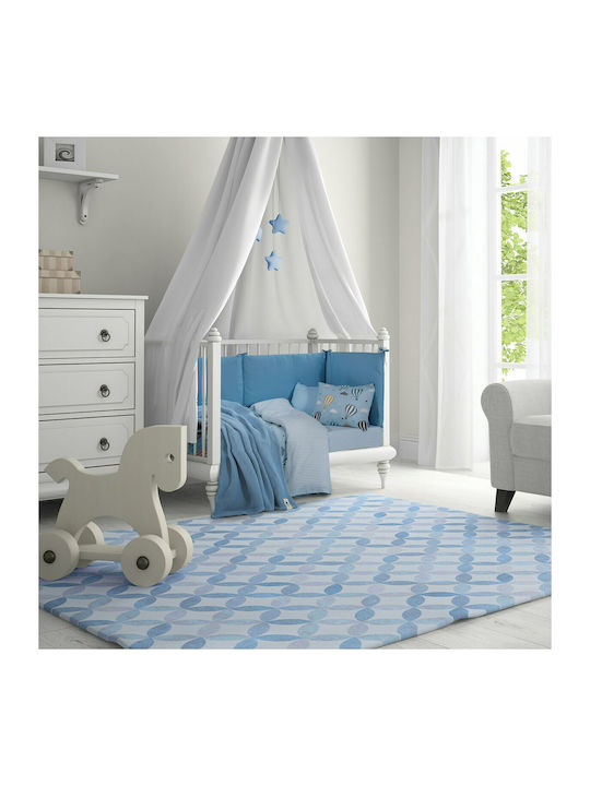 Greenwich Polo Club Blanket Cot 2959 Waffle Blue 110x150cm. 220611152959