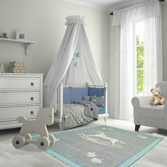 Greenwich Polo Club Kids Synthetic Rug 3004 110x160cm Grey