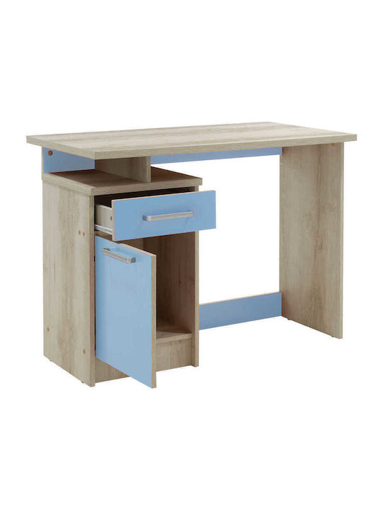 Looney Kinderschreibtisch Beige-Light Blue 100x55x75cm
