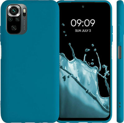 KWmobile Coperta din spate Silicon Caribbean Blue (Redmi Note 10 / 10s / Poco M5s) 54541.224