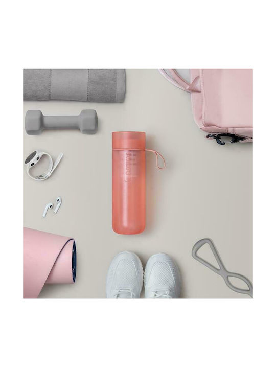 Philips GoZero Plastic Water Bottle with Filter 590ml Red
