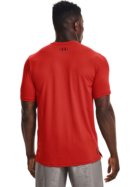 Under Armour Rush Energy T-shirt Bărbătesc cu Mânecă Scurtă Roșu