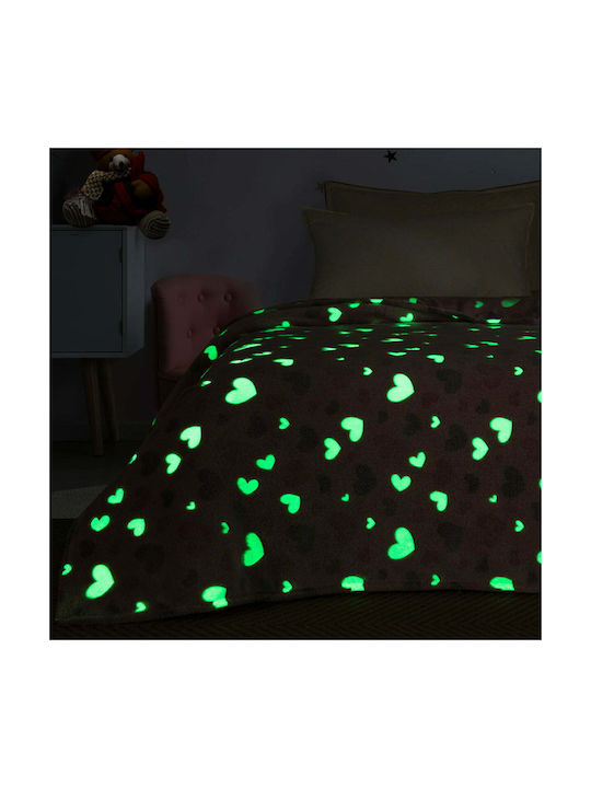 Beauty Home Fleece Blanket Art Fluorescent Pink 160x220cm 6137KB-homealexia