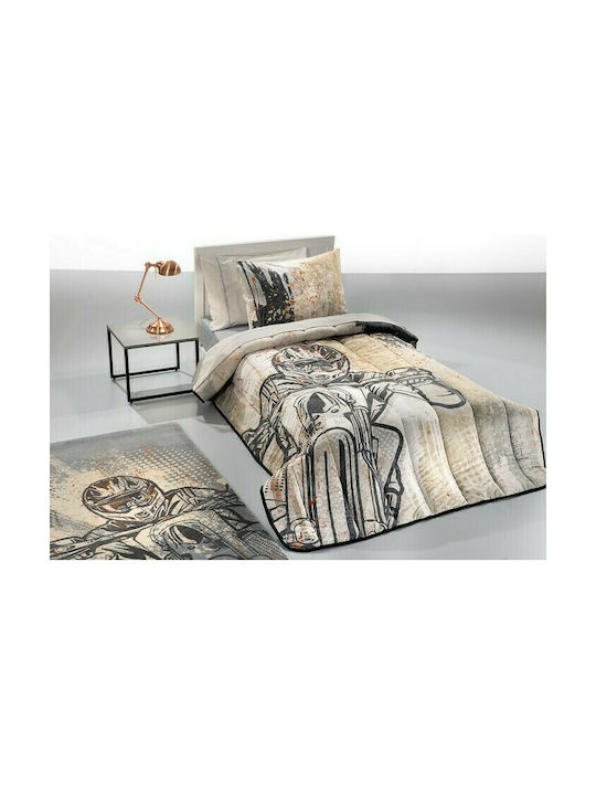 Saint Clair Motocross Kinder Teppich Gray 115x175cm