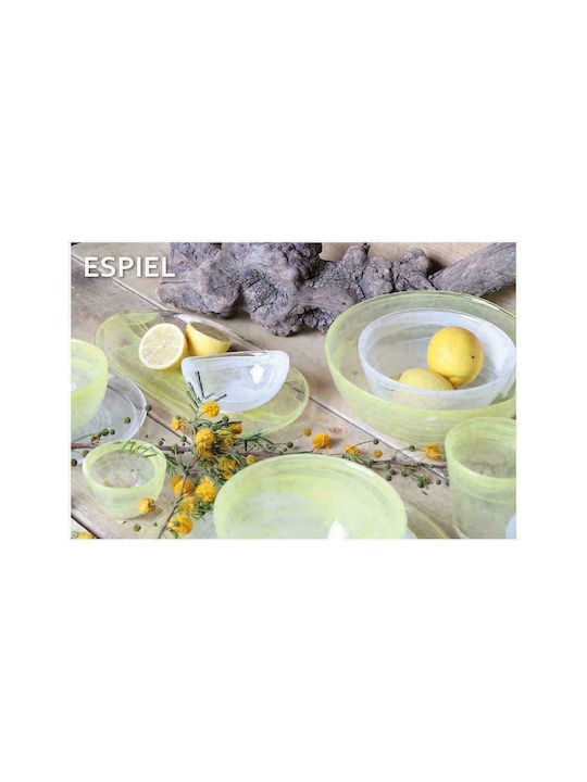 Espiel Atlas Alabaster Pahar pentru apa din Sticlă în Culoarea Galben 180ml