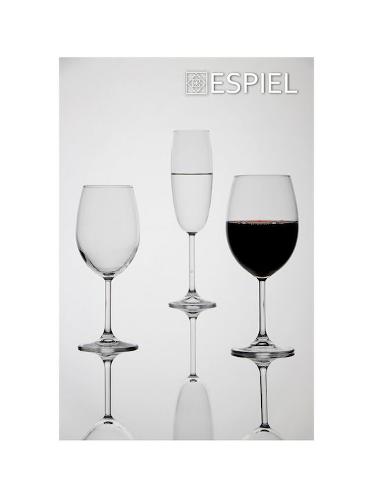 Espiel Sidera Set Gläser Champagner aus Glas Mit Stiel 220ml 6Stück