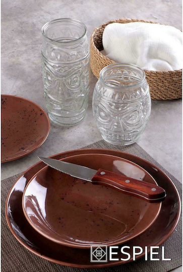 Espiel Coffee Porcelain Dinnerware Set 18pcs