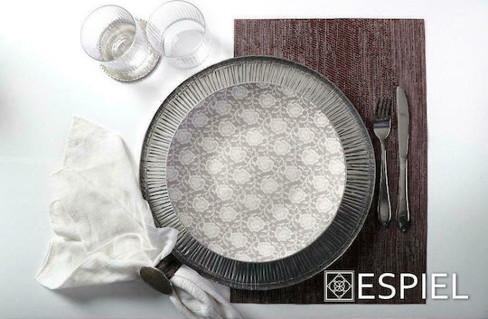 Espiel Geschirrset aus Porzellan Grey 18Stück