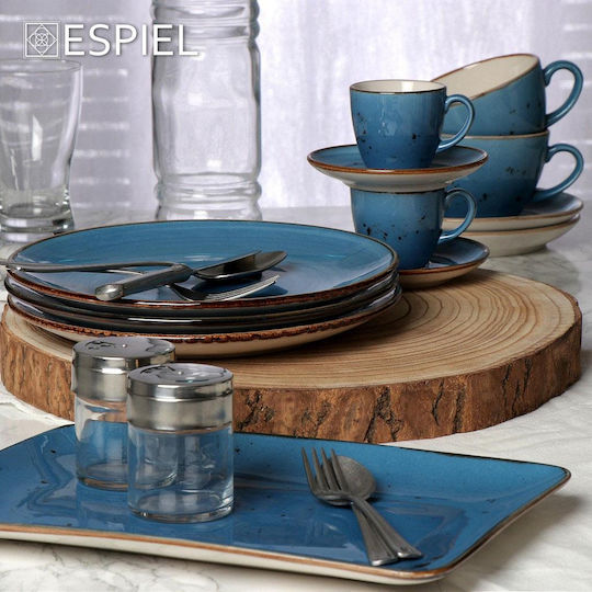 Espiel Terra Φλιτζάνι Espresso από Πορσελάνη Μπλε 90ml