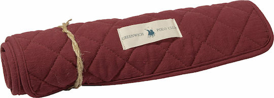 Greenwich Polo Club Essential Σουπλά Υφασμάτινο Κόκκινο 45x30cm
