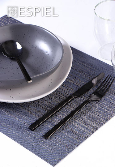 Espiel Plastic Placemat Gray 45x30cm
