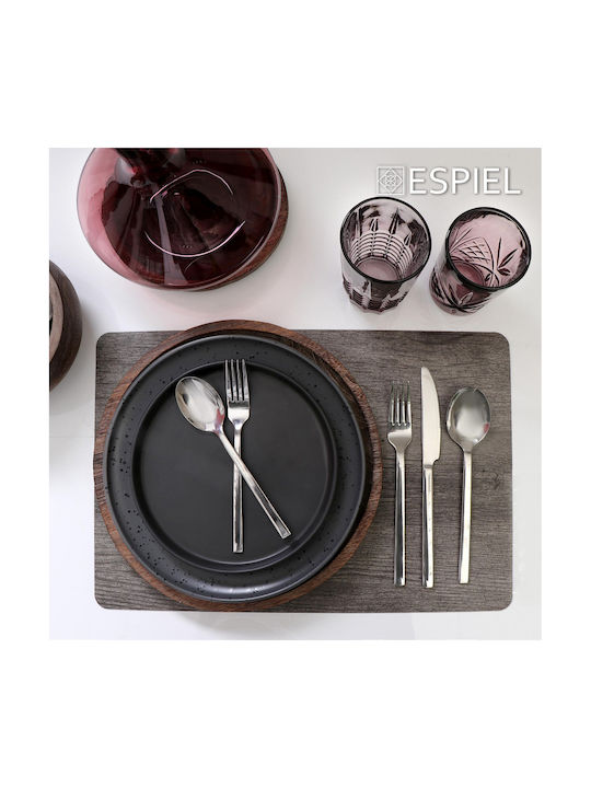 Espiel Placemat Plastic Brown 45x30cm 1pcs