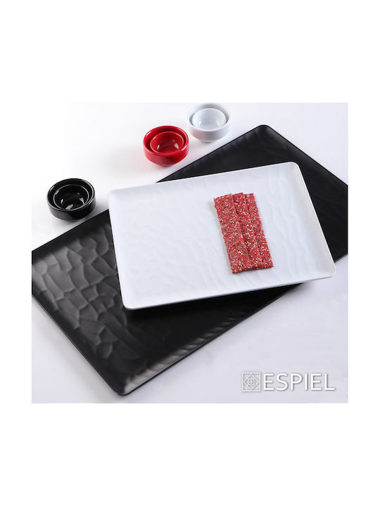 Espiel Dip-Schüssel Rund aus Melamin Black mit Durchmesser 6cm