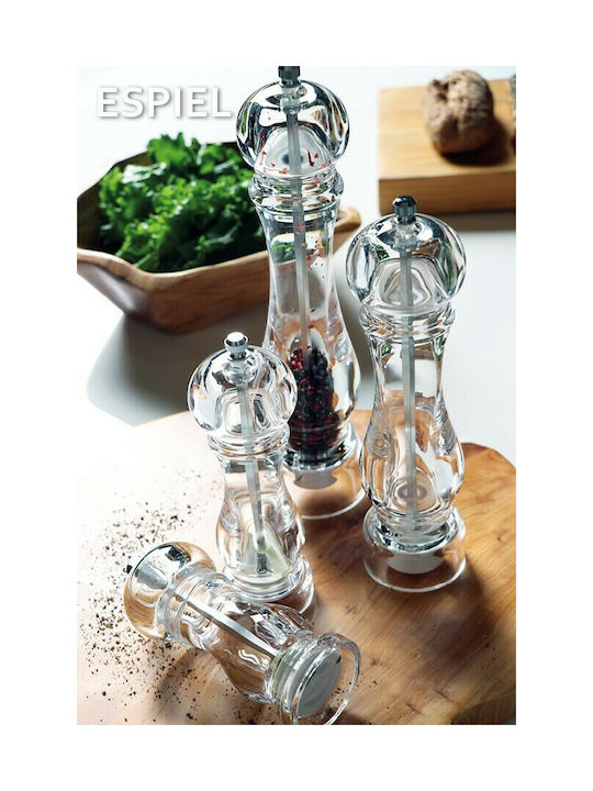 Espiel Manual Set Spice Mills made of Plastic 25.5cm 1pcs