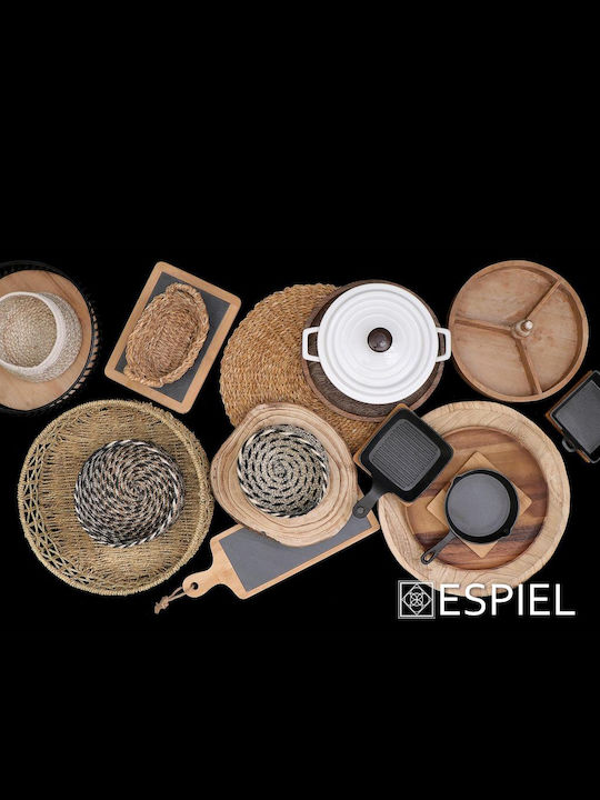 Espiel Servierplatte mit Griff Stein 43.5x15x1cm 1Stück