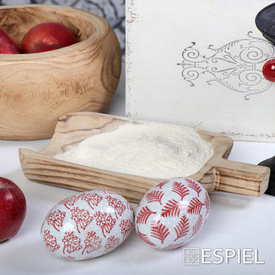 Espiel Wooden Serving Platter with Handle 28.5x15.5x5cm