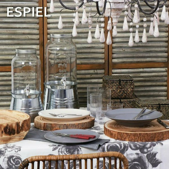 Espiel Πλατώ Σερβιρίσματος Ξύλινο 30x28x4εκ. 3τμχ