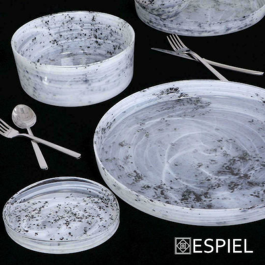 Espiel Alabaster Купа за сервиране Овални Стъкло Бял 15x12.5бр