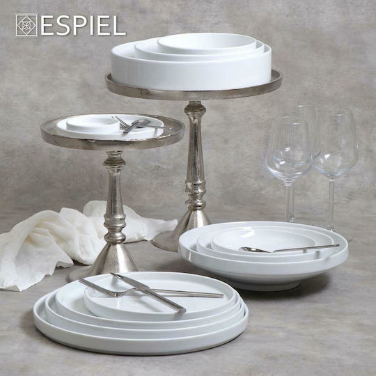 Espiel Good Mood Serving Platter Oval White 32x23cm