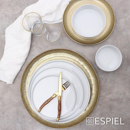 Espiel Antique Cut Gabel-Set Tabelle Holz Gold - Brown 20.5cm 12Stück