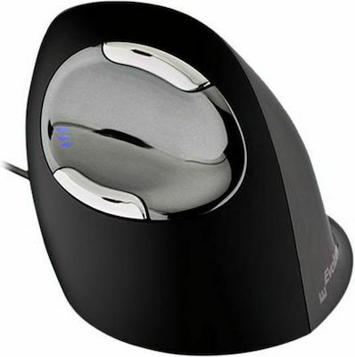 Evoluent VerticalMouse D Large Wireless Ασύρματο Εργονομικό Ποντίκι Μαύρο