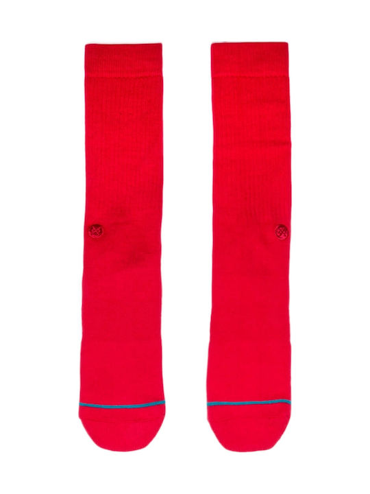 Stance Icon Athletic Socks Red 1 Pair