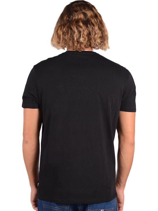 Guess Herren T-Shirt Kurzarm Schwarz