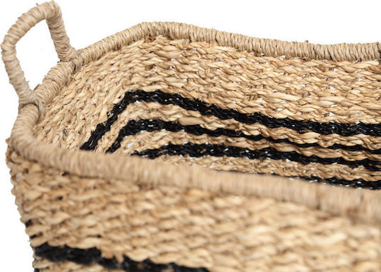 Soulworks Hollie Decorative Basket Wicker with Handles Brown 37x29x34cm