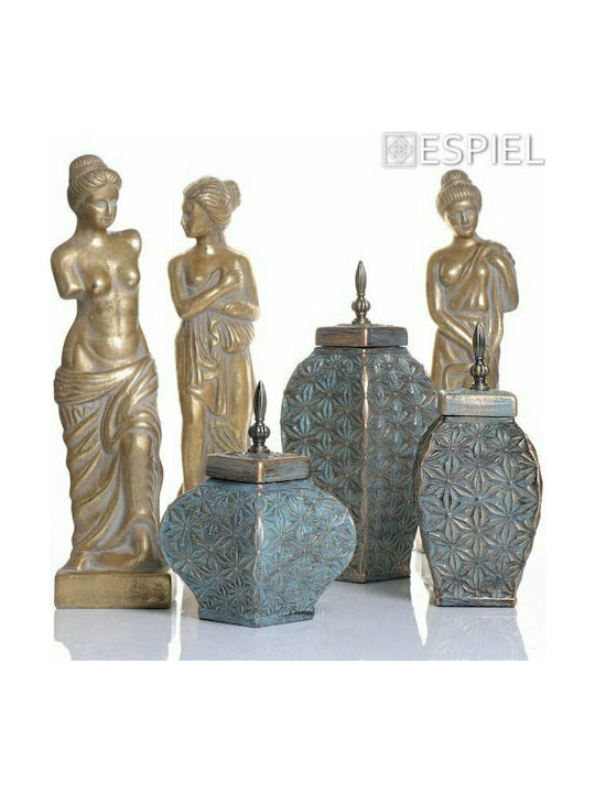 Espiel Decorative Figurines made of Ceramic 14x9x51cm 2pcs