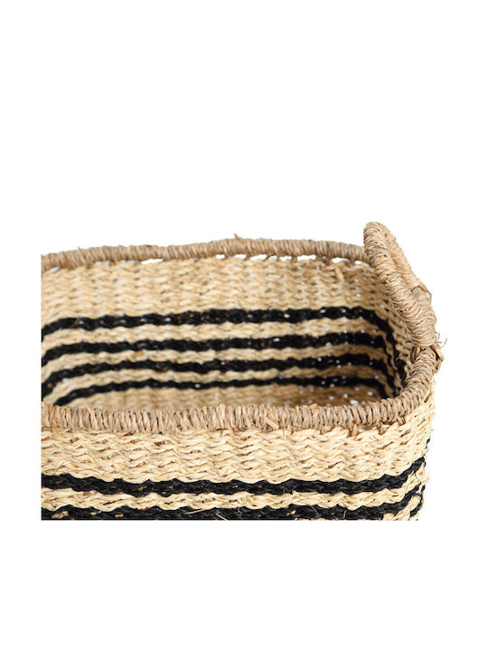 Soulworks Hollie Decorative Basket Wicker with Handles Brown 32x25x31cm