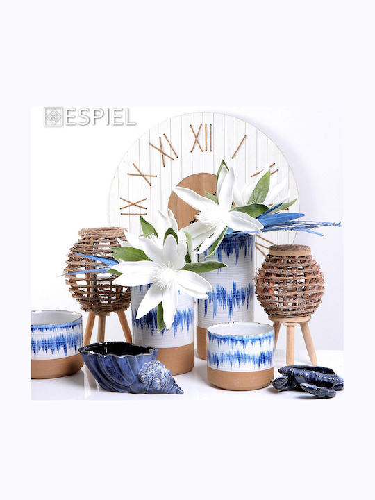 Espiel Ceramic Decorative Platter Crab Blue 25x21x8cm