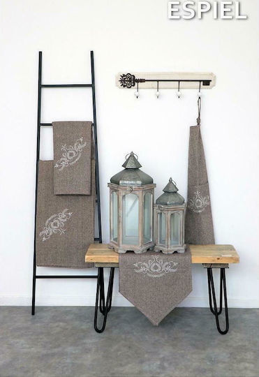 Espiel Διακοσμητική Σκάλα Μαύρη 35x120cm