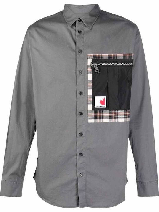 Langärmlig Hemd Gray