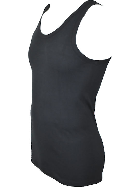 Pournara Men's Sleeveless Undershirt Black